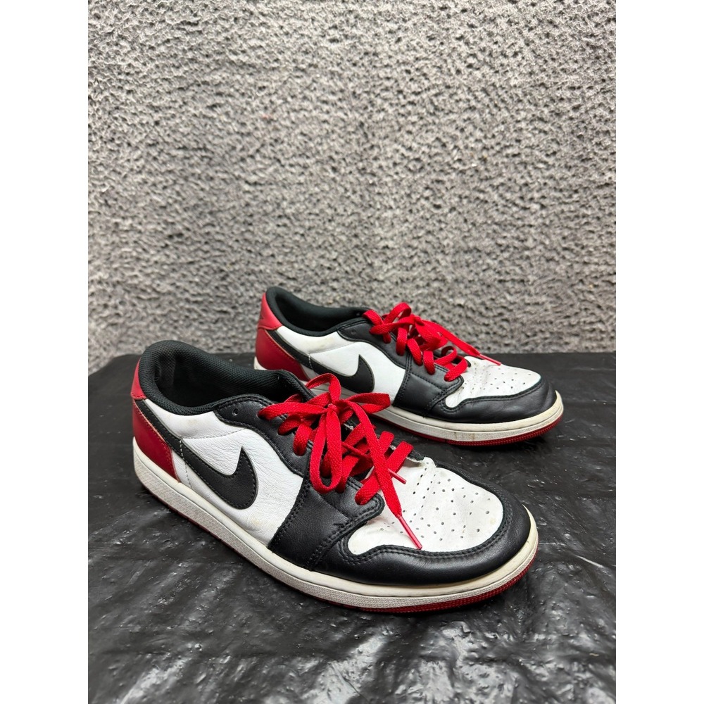 Nike Air Jordan 1 Retro OG Low Black Toe Sneakers CZ0790-106